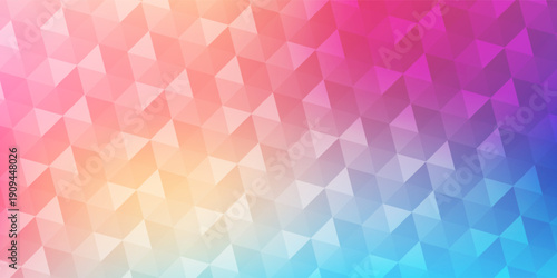 Colorful mosaic banner for your design. Geometric hipster retro background. Pixel with gradient background. Elegant vector texture