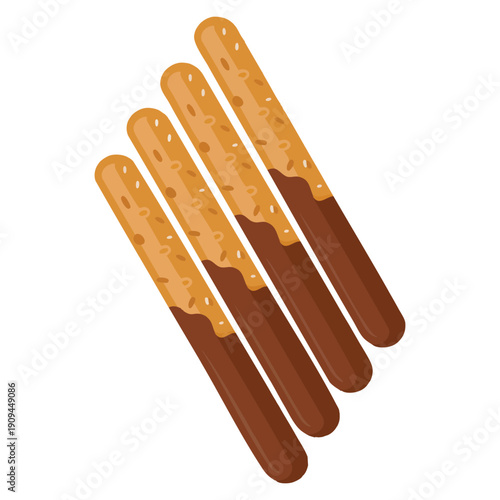 Pepero Day sweet straw cookies illustration highlighting dessert snack celebration theme suitable for holiday visuals food packaging backgrounds and promotional creative designs