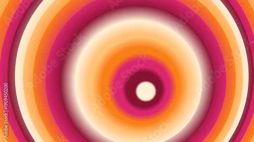 motion radial Horizontal Vibrant Gradient Circles Animation Background
