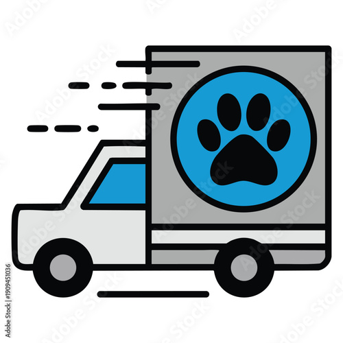 Rescue animal vector icon suitable for volunteer humanitarian support helping people animal welfare protection compassion and charity themed designs