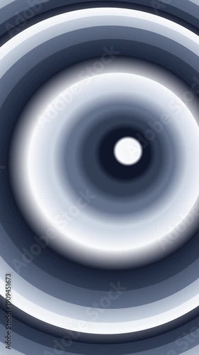 motion radial Vertical Abstract gray concentric circles animation