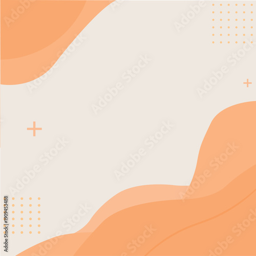 Soft Peach Minimal Abstract Background Design Template