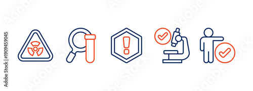 HACCP - Hazard Analysis and Critical Control Points acronym, vector illustration concept
