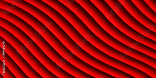 A vibrant red abstract background featuring a velvet textile texture that mimics a theater stage curtain backdrop with elegant drapes and artistic light patterns for a cinema show design