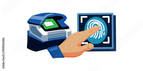 law enforcement fingerprint database identification procedure