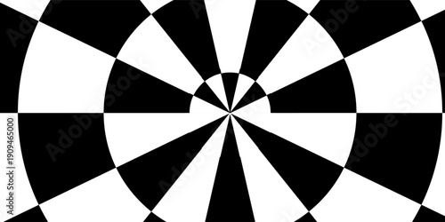 Black and white checkered seamless pattern. Endless background. Racing flag texture