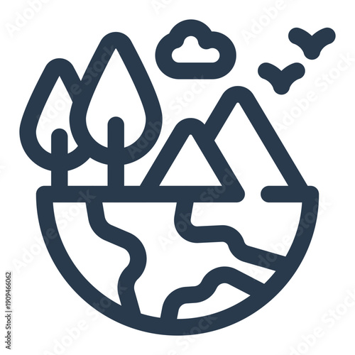 Environmental ecosystem sustainability concept