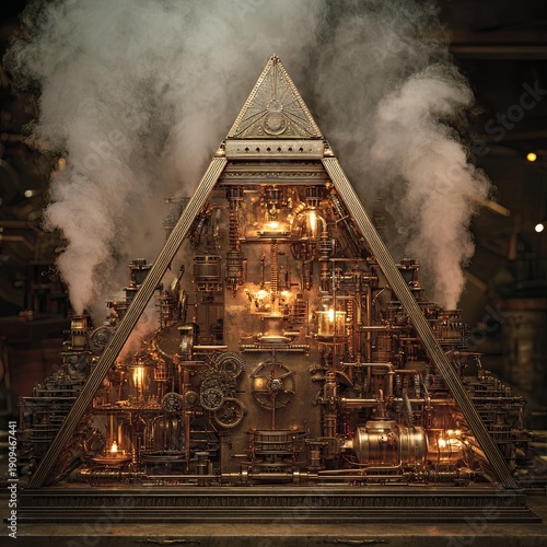 A Victorian-era pyramid built