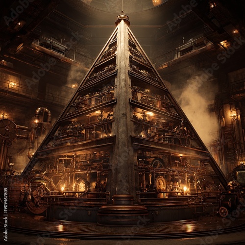 A Victorian-era pyramid built