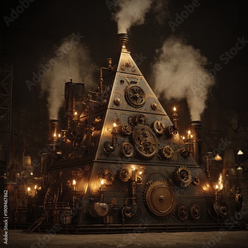 A Victorian-era pyramid built