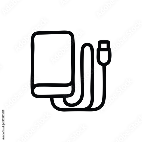 External Hard Drive Storage Icon