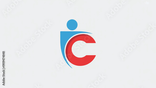 A minimalist logo design featuring a stylized figure integrated with a letter C (2)_traced