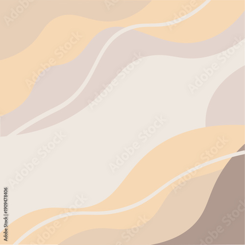 Abstract Green Wavy Background