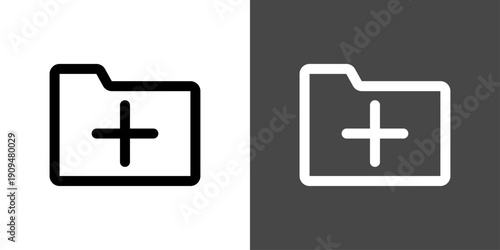 シンプルなフォルダアイコン　追加　コピー