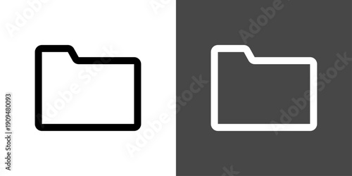 シンプルなフォルダアイコン