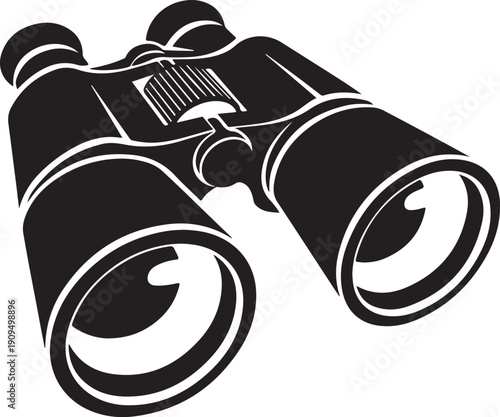 Binoculars Icon Silhouette optics vision