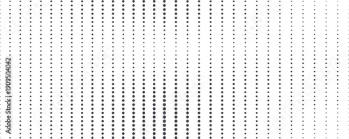 Black and white halftone vector. Texture of dots of ink in a gradient. A pattern of randomly distributed elements for print and design