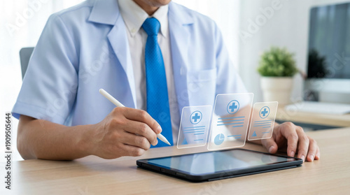 Wallpaper Mural Healthcare AI Doctor Digitalhealth Medicalanalytics Technology Torontodigital.ca