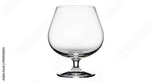 Photos Elegant brandy snifter isolated PNG on transparent background, classic glassware