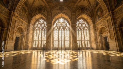 Wallpaper Mural A grand, ornately decorated interior of a building, likely a mosque or cathedral, is depicted Torontodigital.ca