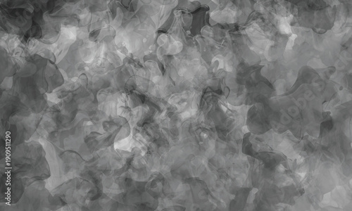 Billowing smoke layers creating depth and abstract intensity