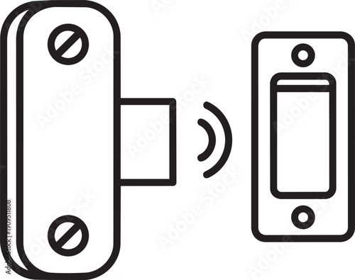 Minimalist vector graphic depicting a simple file icon for document storage