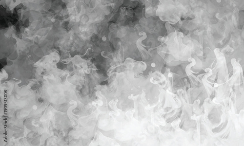 Dense smoky background with layered haze and atmospheric depth