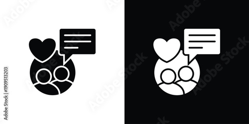 Love Icon Sheet Multiple Style Collection Isolated Vector