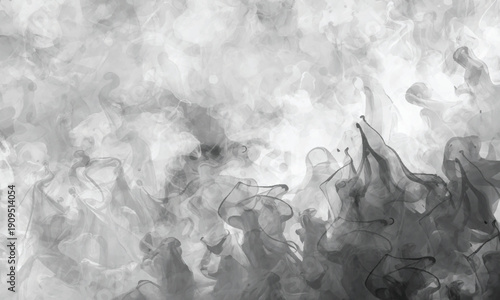 Dramatic smoke texture forming a layered and cinematic atmosphere