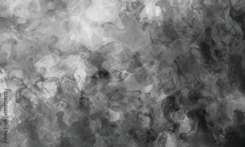 Smoky atmospheric waves forming an artistic and immersive texture