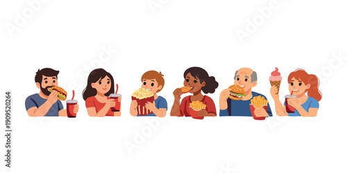 teenagers sharing pizza and drinks in casual setting