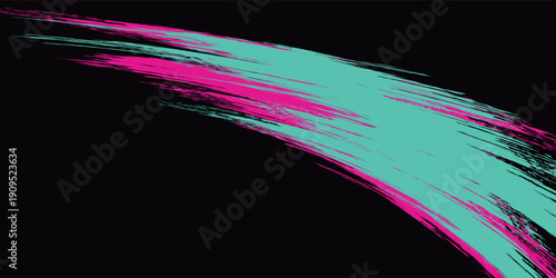 Car sticker wrap banner abstract sporty lines pink blue greenish grunge color combination brush storm thunder modern pattern racing motorsport.