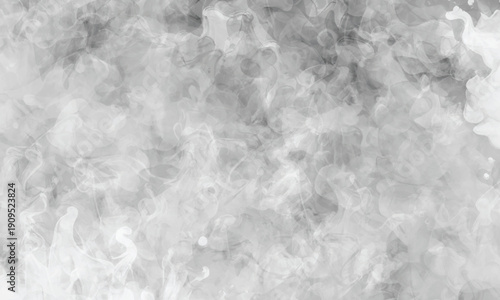 Billowing fog clouds shaping a layered abstract design