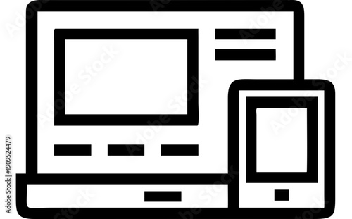 webpage builder svg icon