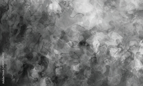 Dense swirling vapor creating an intense atmospheric composition