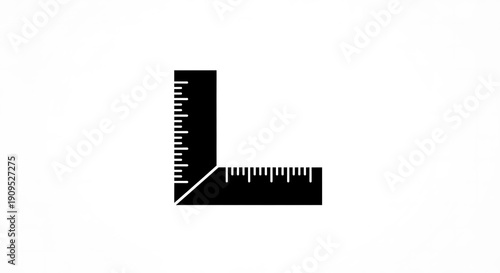 Ruler tool for measurement and drawing.