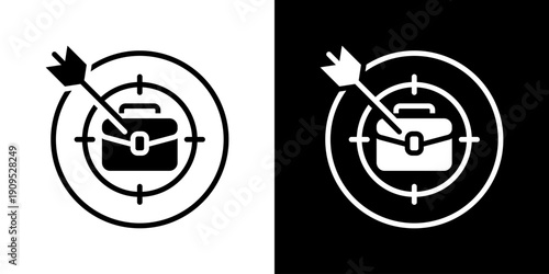 Mission icon set multiple style collection