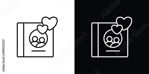 Book Icon Sheet Multiple Style Collection Isolated Vector