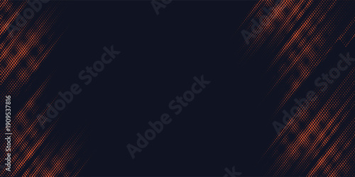 Halftone dots red and blue color pattern gradient grunge texture background. Dot pop art comic sport style vector illustration. modern background