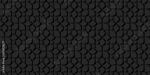 Arabic pattern background. Islamic ornament vector. Geometric 3d shape. Texture arabian traditional motif. vector illustration