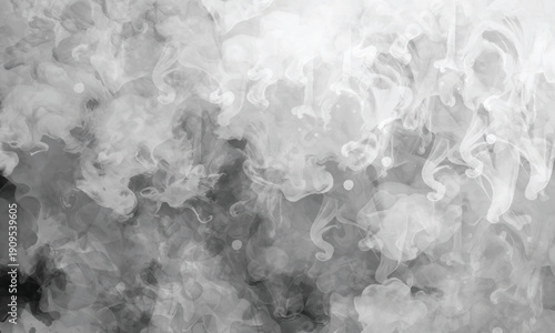 Smoky abstract design with fluid motion and layered depth