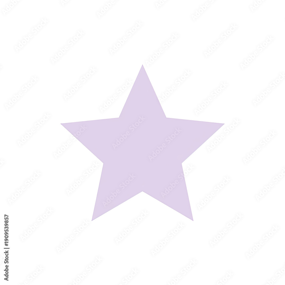 Obraz premium A five-pointed star shape, light purple, outlined with a vibrant mix of colors, on a black backdrop
