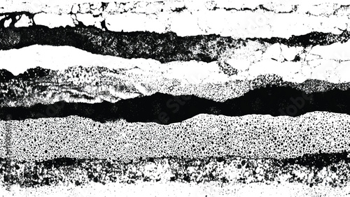 Black and white horizontal grunge texture background pattern