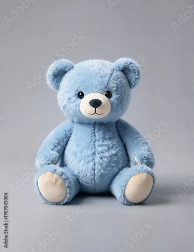 a teddy bear, a child's toy.artificial intelligence generator, AI, neural network image. background for the design