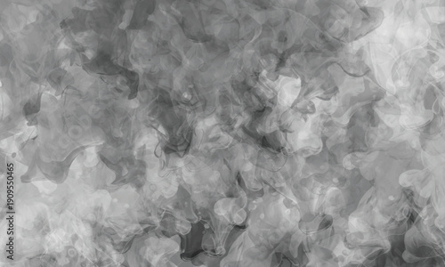 Smooth flowing vapor waves blending into an atmospheric abstract design