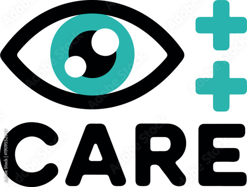 Eye Care Logo Vector Minimal Health and Vision Icon