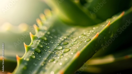 Wallpaper Mural Aloe leaf close Torontodigital.ca