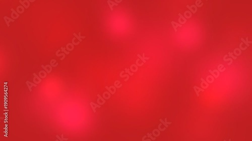 Valentine's Day Romantic Background with Floating Gradient Red Hearts | 4K Animated Loop