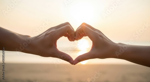 Wallpaper Mural Hands forming heart shape Torontodigital.ca