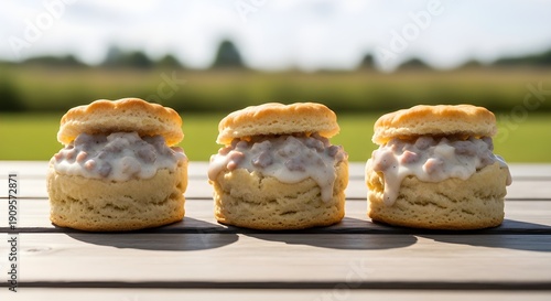 Sausage Gravy Biscuit Cup